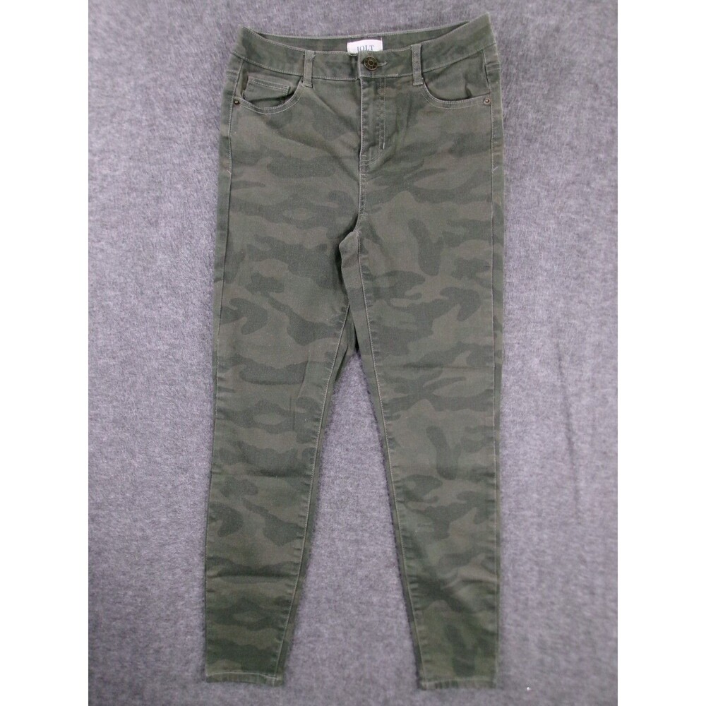 Jolt Pants Womens 3 Green Camo Outdoor Grunge Camping Gorpcore Hip Hop 26X26